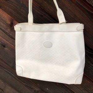 1990s Vintage Authentic Gucci Shoulder Tote Bag